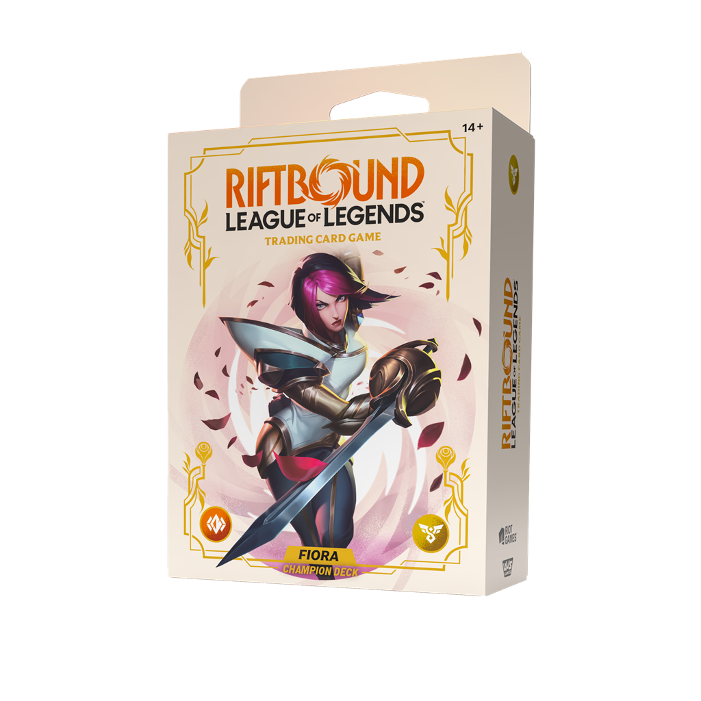 Riftbound: League of Legends Spiritforged TCG: Champion Deck - Fiora , English Edition